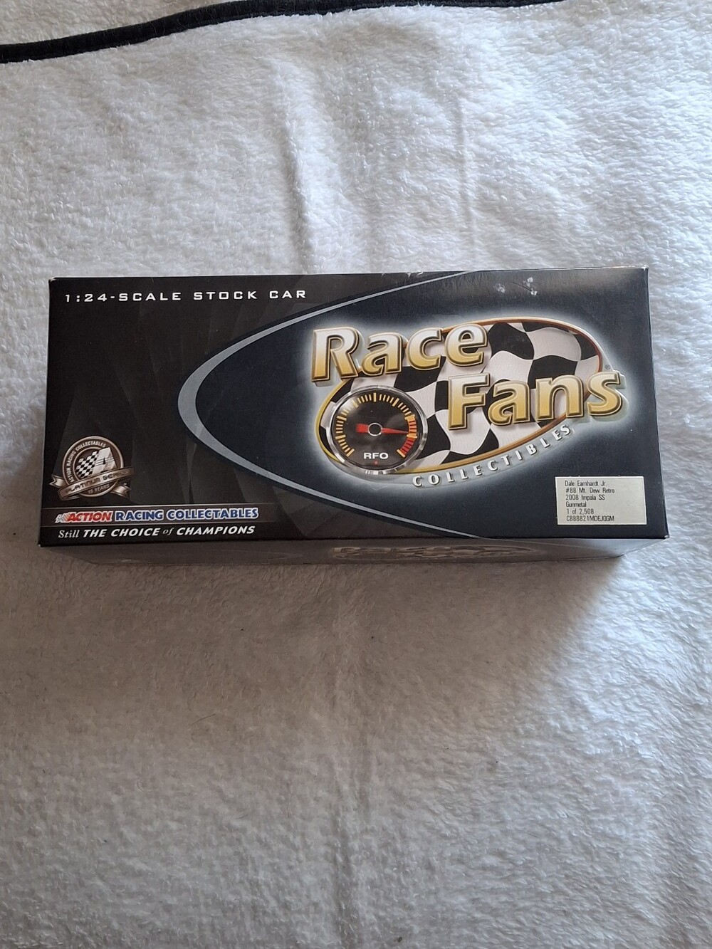 Race Fans Collectibles 1:24 Scale Stock Car Box - Black